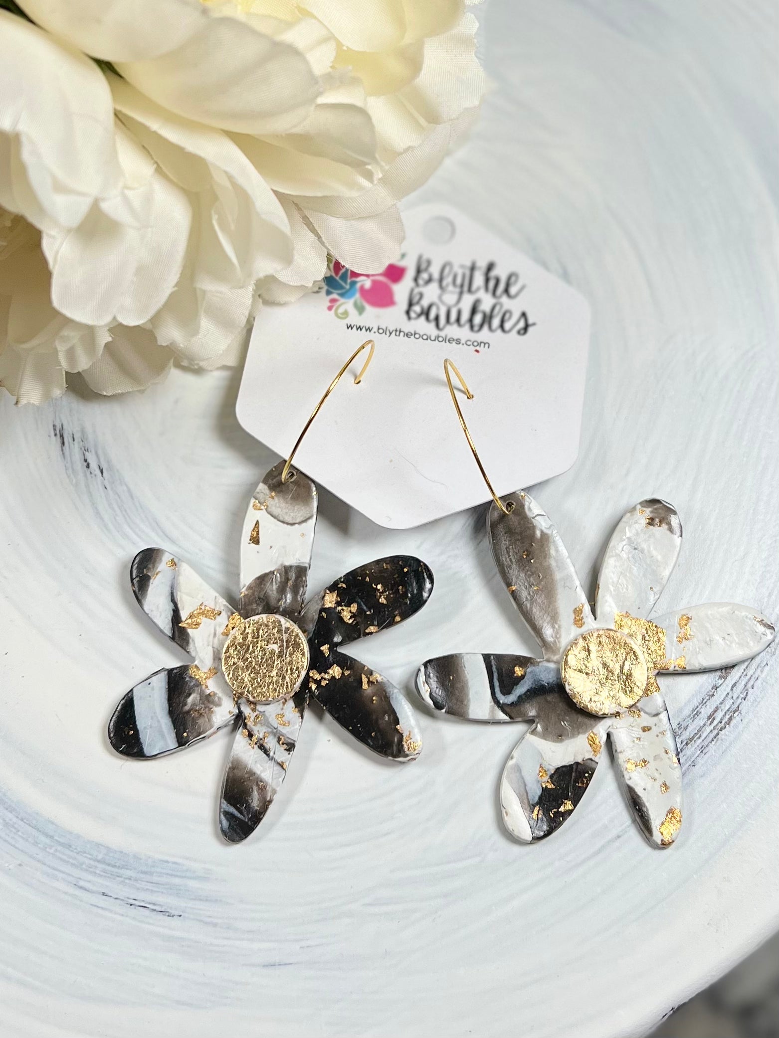 EVER FAITH Orecchini Pendenti Donna Acrilico – Foglia Tropicale Colorata – Cerchio – Regalo Idea